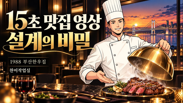 15초 맛집 영상은 어떻게 설계될까?｜광안리 1988 부산🥩 한우집 마케팅 청사진