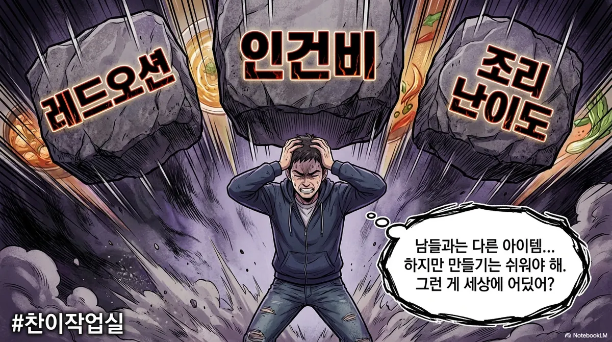 레드오션·인건비·조리 난이도에 짓눌린 예비 창업자: 남들과는 다른 아이템, 하지만 만들기는 쉬워야 해